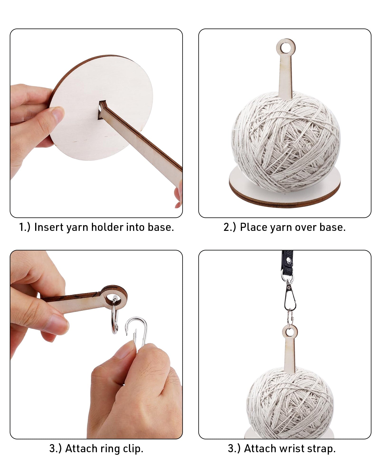 HONEY BEE - Wrist Yarn Holder