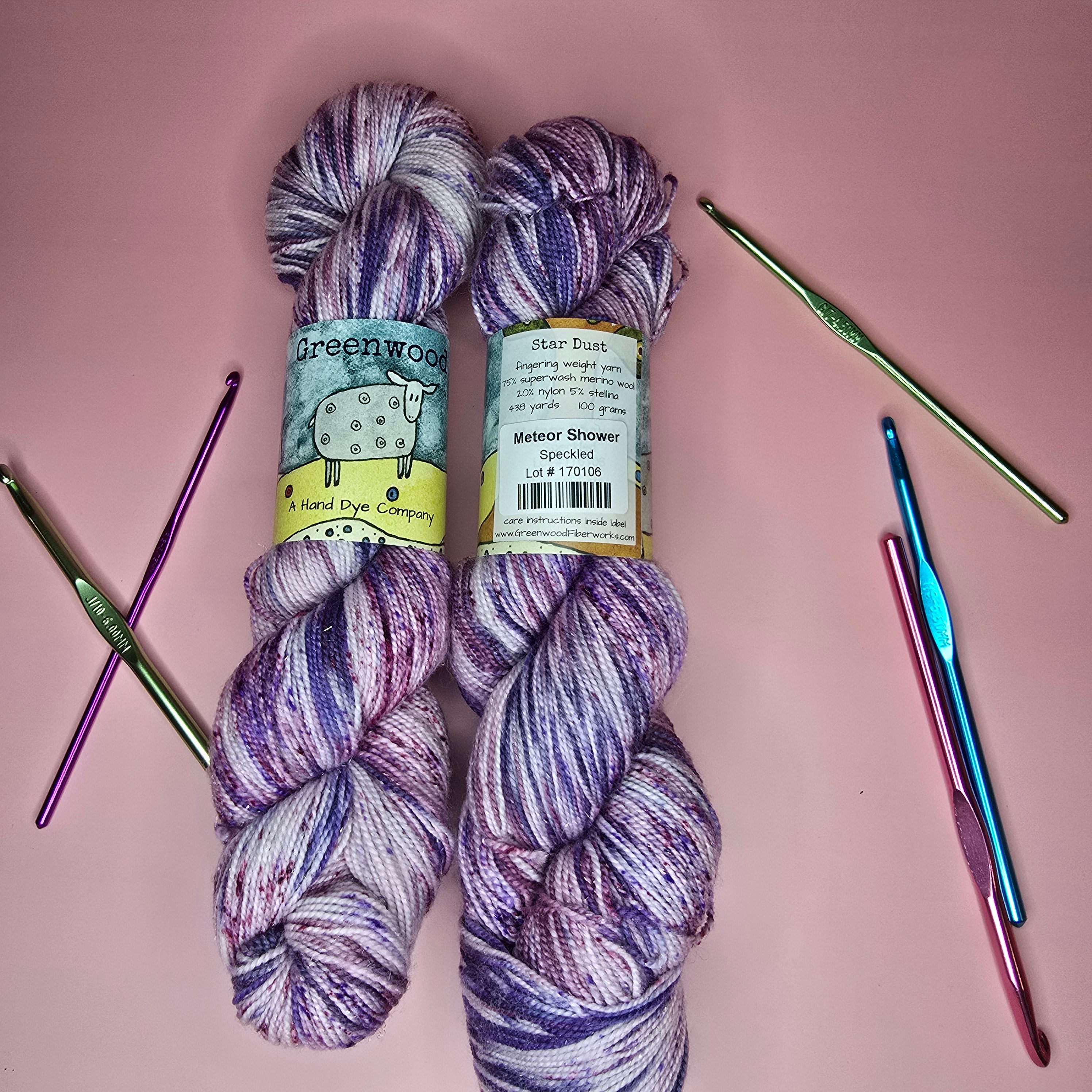 Meteor Shower Fingering Weight Yarn – Speckle Dyed (100g / 438 yds)
