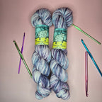 Amethyst Variegated DK Weight Yarn – Variegated (100g / 245 yds)