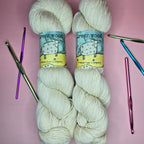 Indulgence Fingering Weight Yarn – Natural (115g / 420 yds)