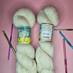 Indulgence Fingering Weight Yarn – Natural (115g / 420 yds)