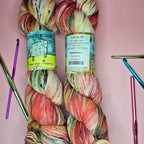 Sunflower Speckled DK Weight Yarn – Speckled (100g / 245 yds)