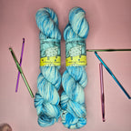 Shades of Turquoise DK Weight Yarn – Variegated (100g / 245 yds)