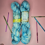 Shades of Turquoise DK Weight Yarn – Variegated (100g / 245 yds)