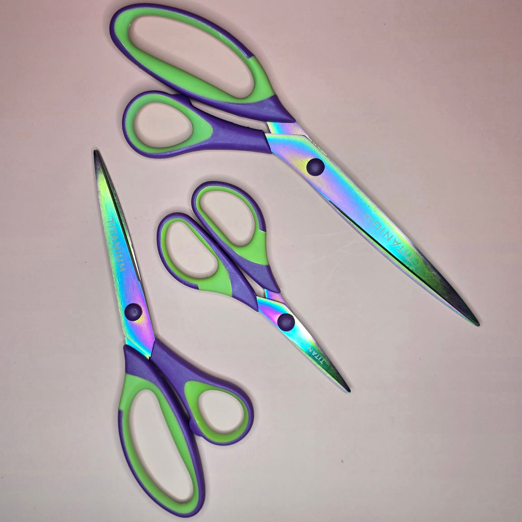 Titanium Scissors Value Pack of 3