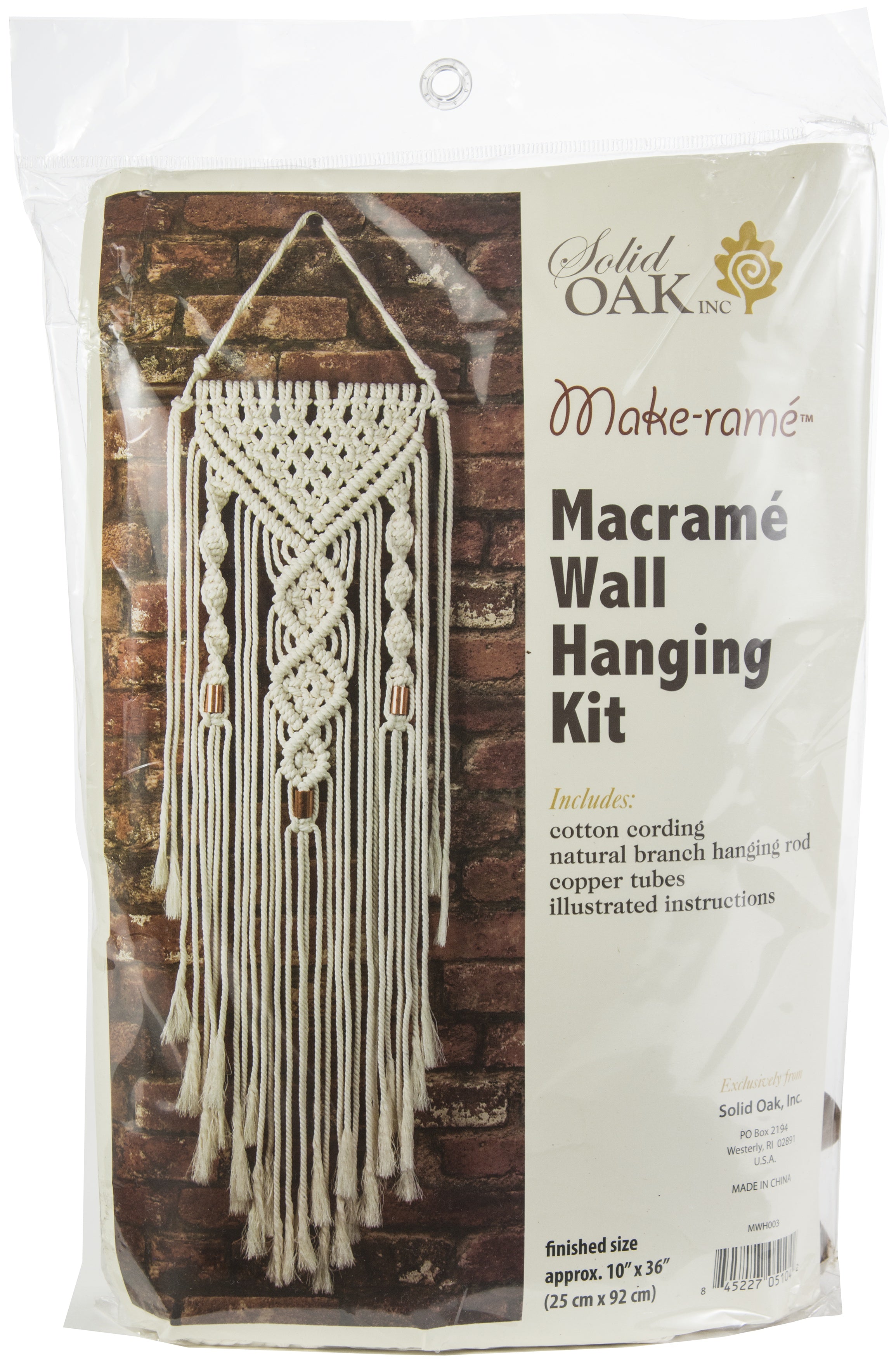 Dual Spiral - Macrame Wallhanging Kit