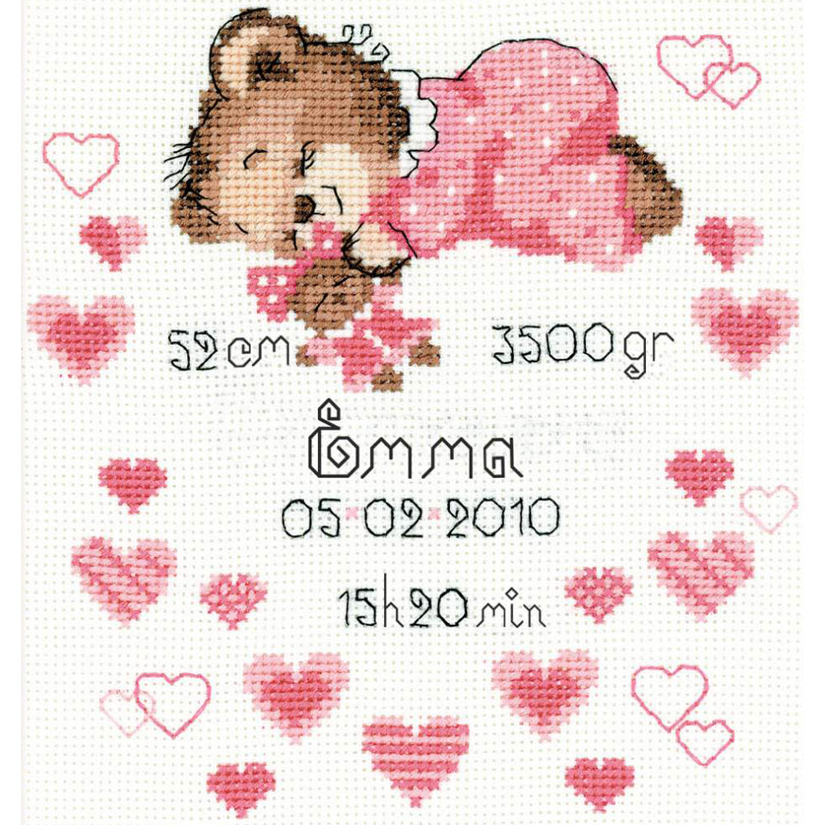 Baby Girl - Cross Stitch Kit