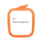 Nurge Square Plastic Hoops 195 x 220mm (8" x 9")