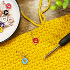 Open Hearts Stitch Markers, Set of 10