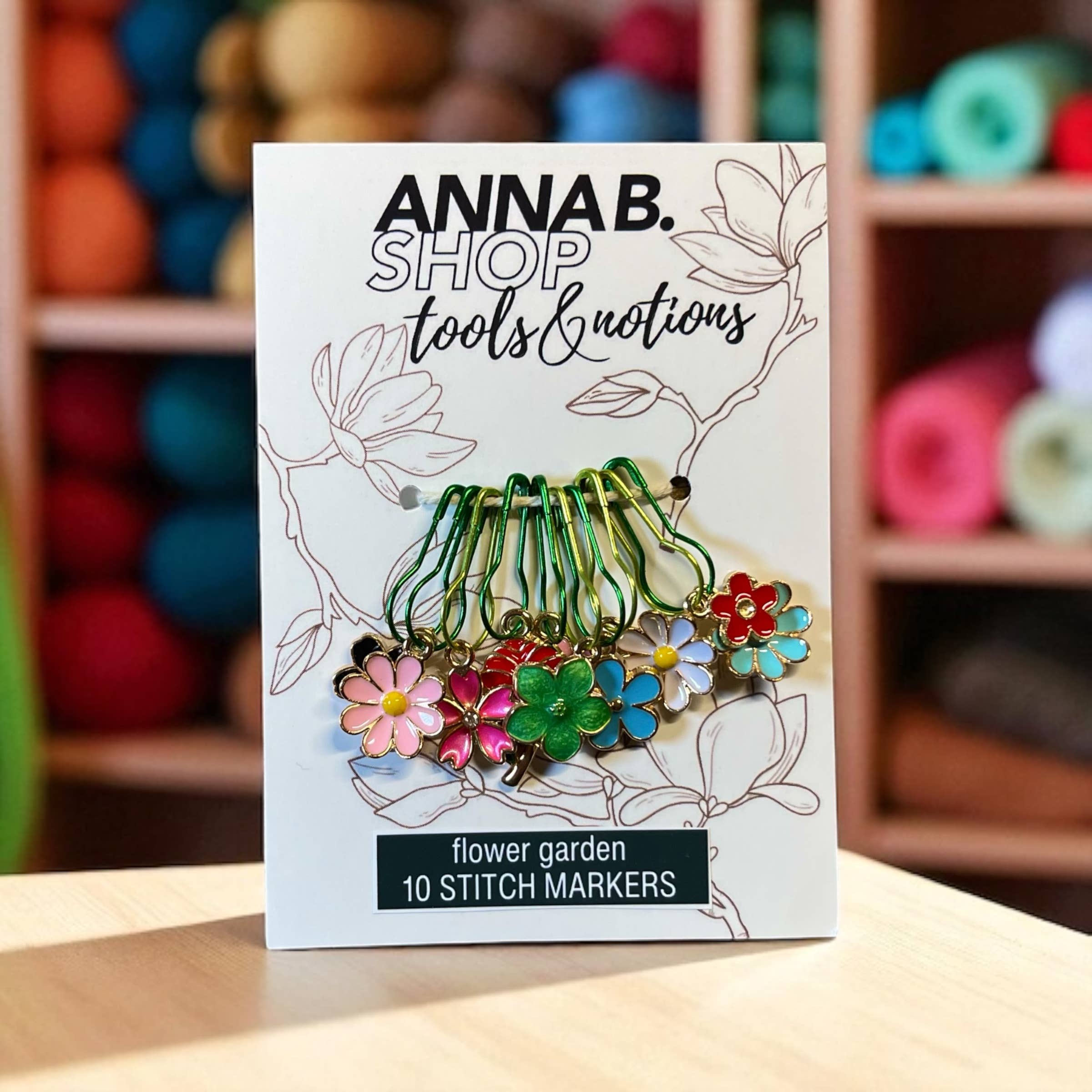 Flower Garden Stitch Marker Set of 10