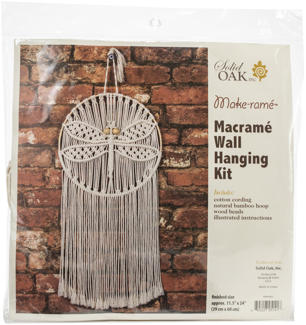 DRAGONFLY -MACRAME WALL HANGER