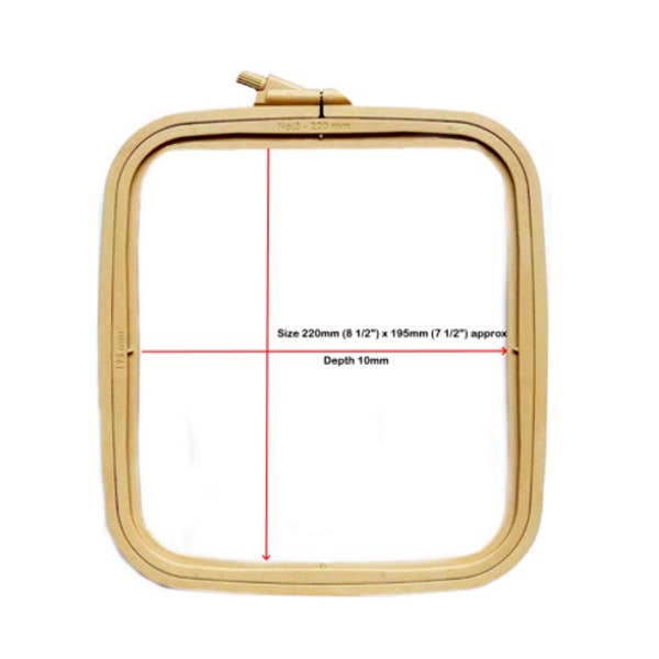 Nurge Square Plastic Hoops 195 x 220mm (8" x 9")