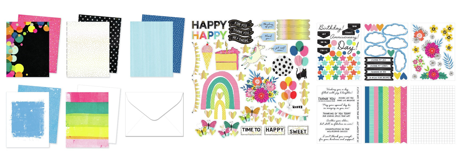 Bold and Bright - Card Making Kit
