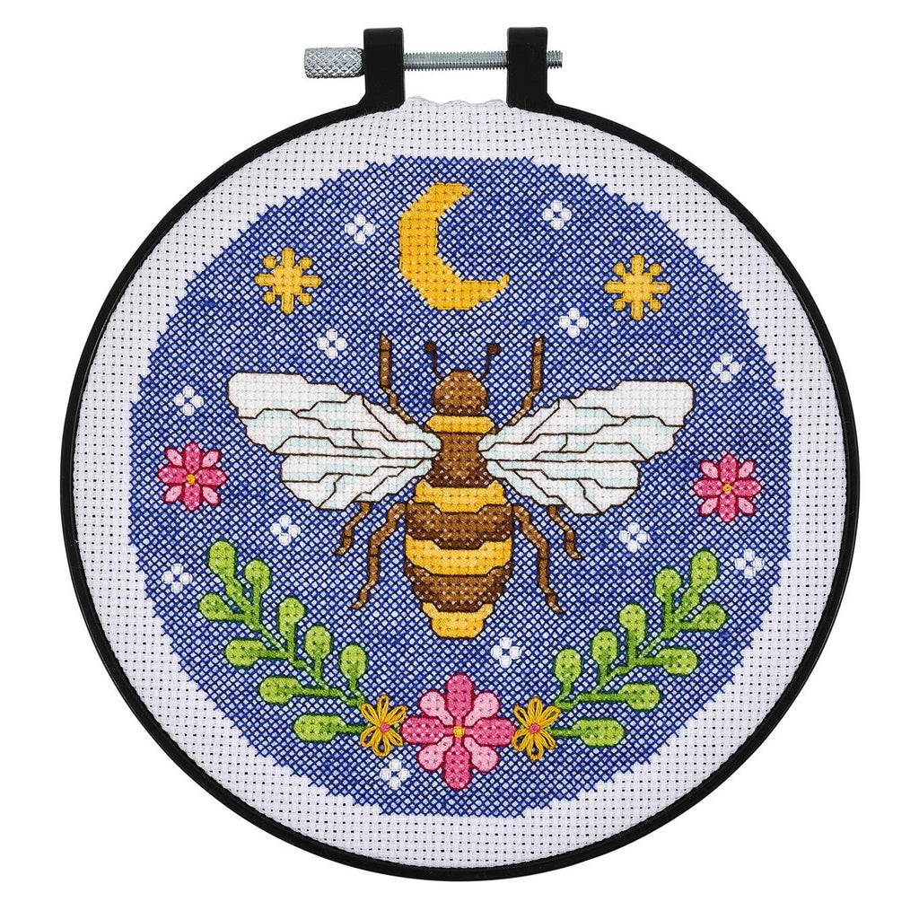 Expressive Bee - 6 inch Cross Stitch Kit