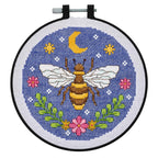 Expressive Bee - 6 inch Cross Stitch Kit