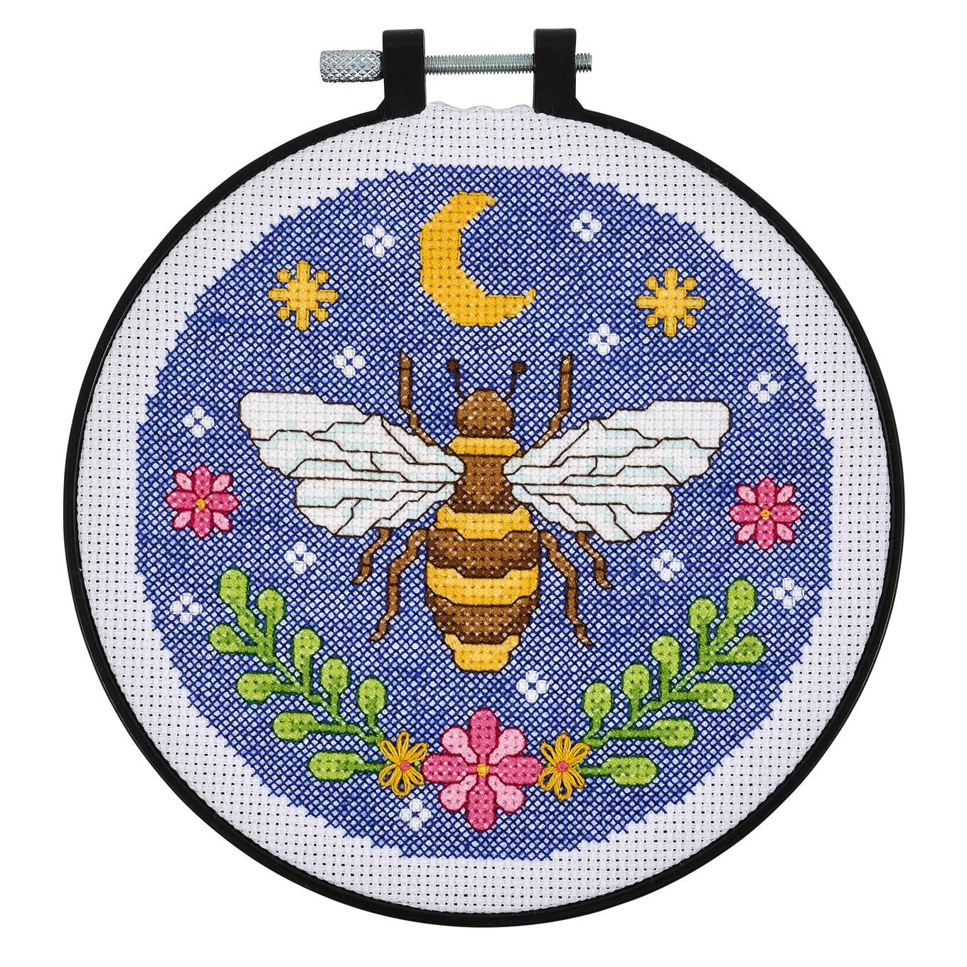 Expressive Bee - 6 inch Cross Stitch Kit