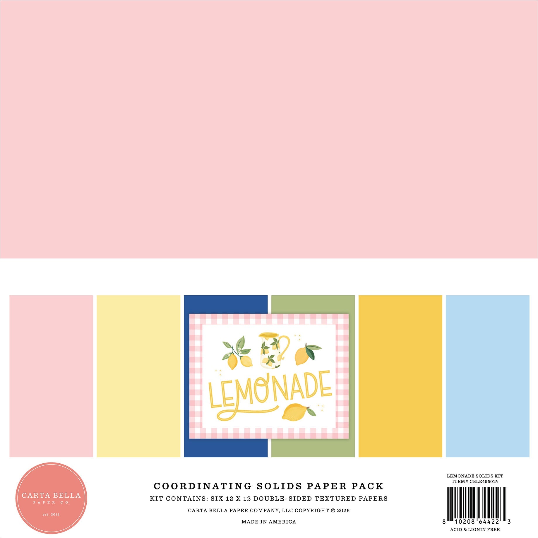 LEMONADE 12X12 Solids