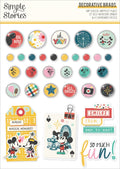 Say Cheese Happiest Place - Decorative Brads