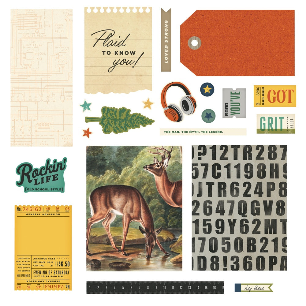 Rustic Legend - Card Making Kit