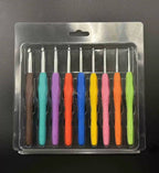 12-Size Ergonomic Crochet Hook Set with Soft Handles