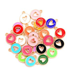 Open Hearts Stitch Markers, Set of 10