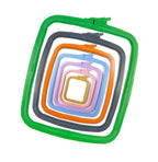 Nurge Square Plastic Hoops 280 x 250mm (11" X 10")