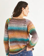 Crew Neck Raglan Sweater Pattern Leaflet