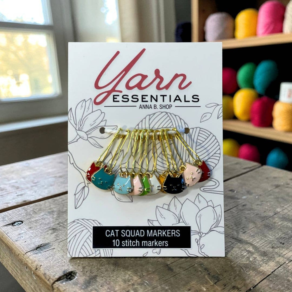 Cat Squad Stitch Markers - Set of 10