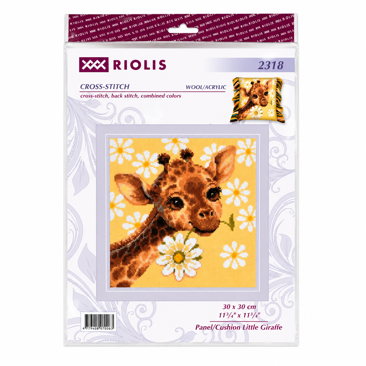 Little Giraffe Cross Stitch Kit