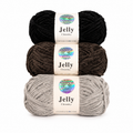 Cenilco Jelly Chunky Chenille Yarn – Neutral Tones