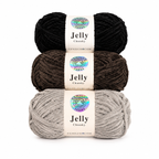 Cenilco Jelly Chunky Chenille Yarn – Neutral Tones