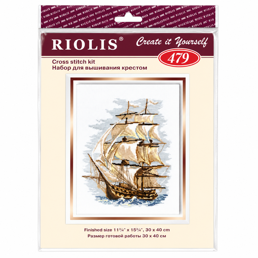 Ship Cross Stitch Kit