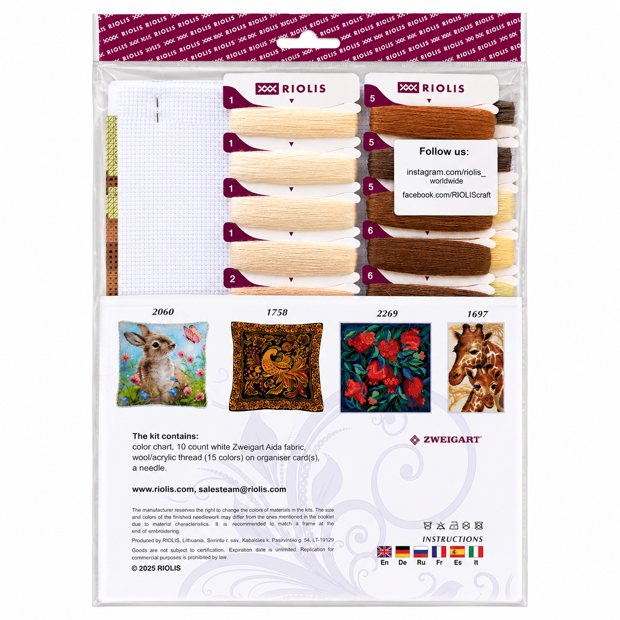 Little Giraffe Cross Stitch Kit