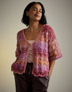 Hot House Flowers Cardigan Pattern Leaflet
