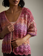Hot House Flowers Cardigan Pattern Leaflet