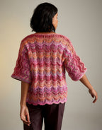 Hot House Flowers Cardigan Pattern Leaflet