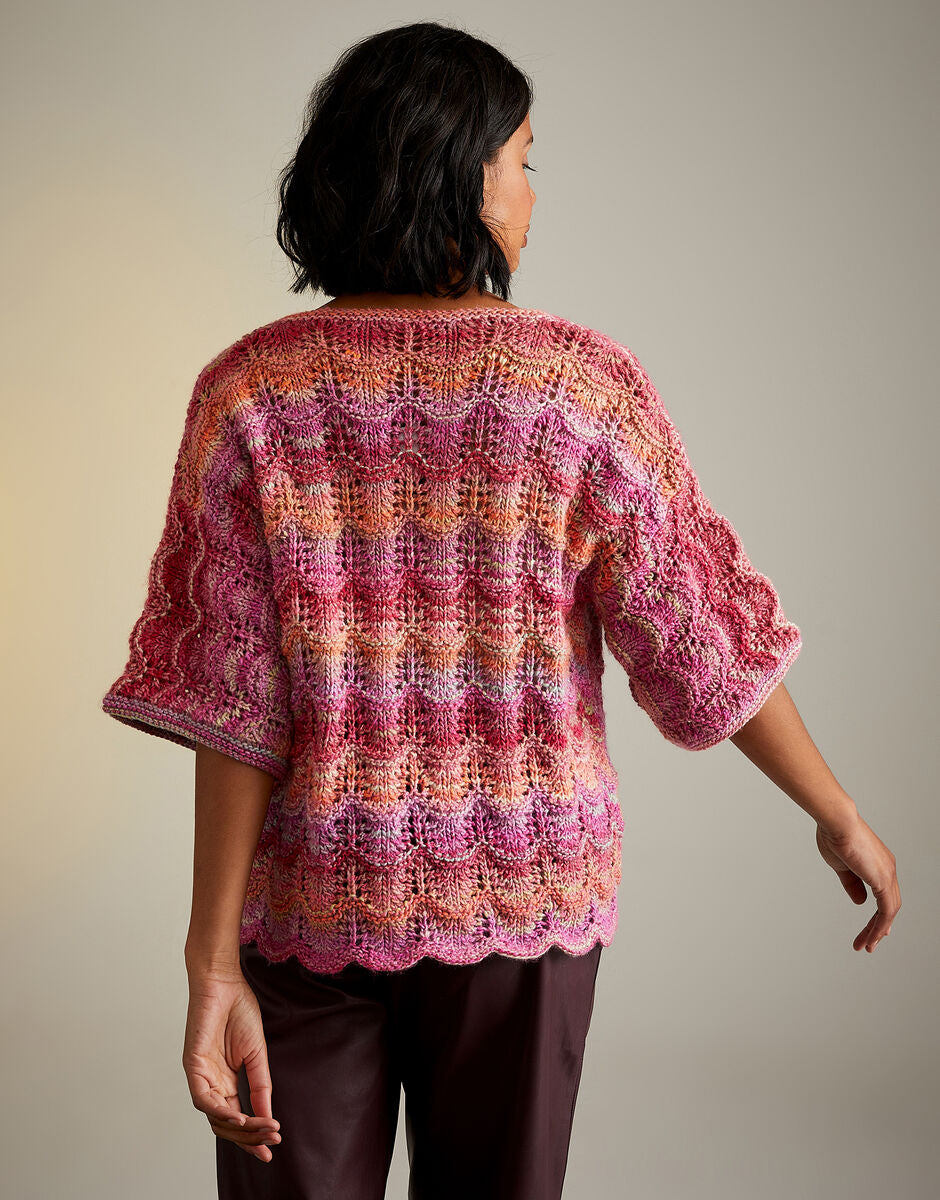Hot House Flowers Cardigan Pattern Leaflet