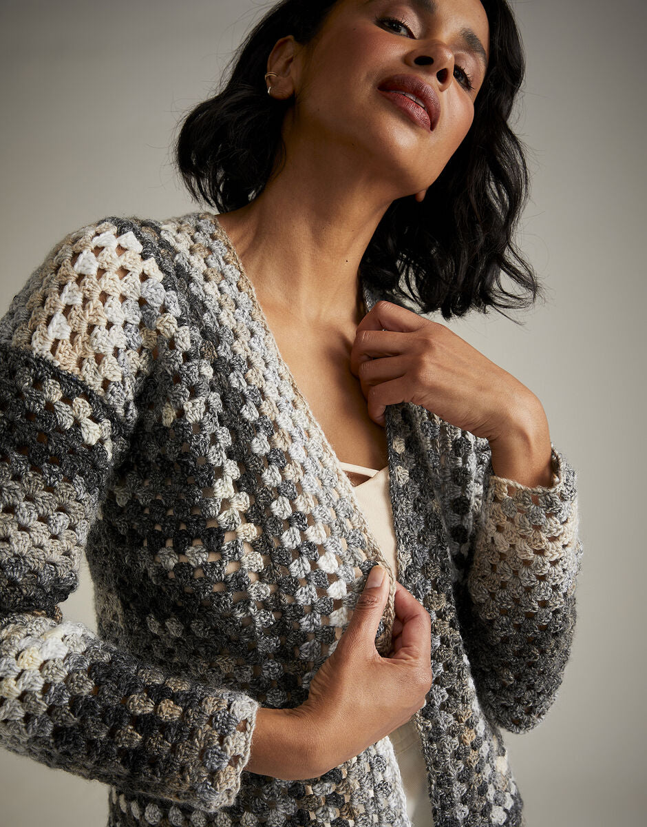 Moon & Stars Cardigan Pattern Leaflet