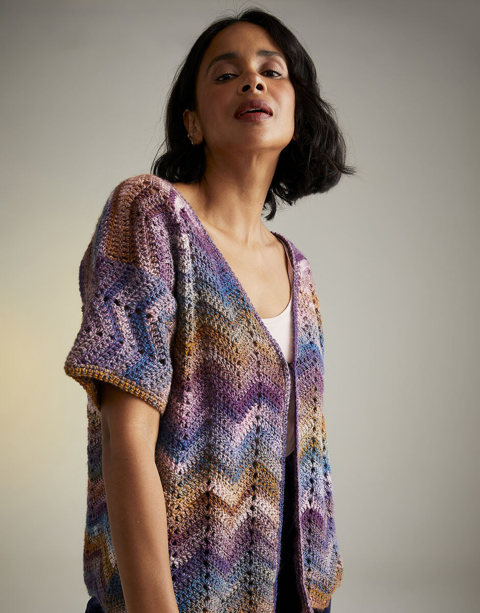 Moonlit Bloom Cardigan Pattern Leaflet