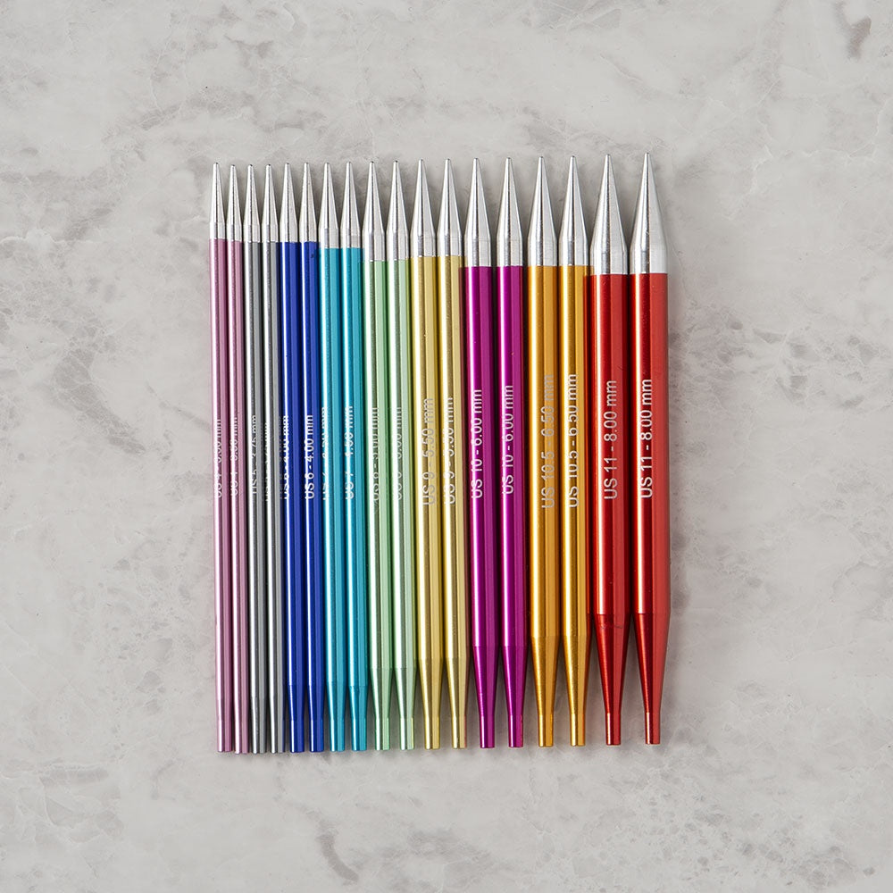 Prism Aluminum Interchangeable Needle Set US 4–11