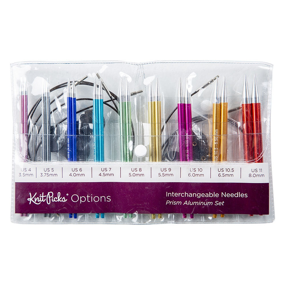 Prism Aluminum Interchangeable Needle Set US 4–11