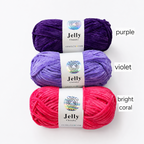 Cenilco Jelly Chunky Chenille Yarn – Warm Tones